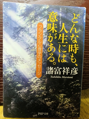 1487_諸富祥彦_どんな時も、人生には意味がある_PHP研究所