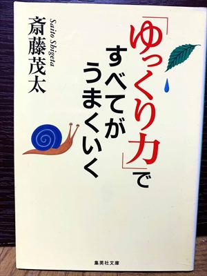 1504_斎藤茂太_ゆっくりですべてがうまくいく_集英社