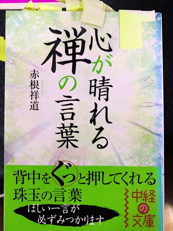 1764_赤根祥道_心が晴れる禅の言葉_中経出版